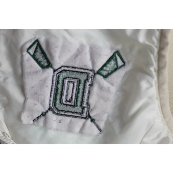 Patagonia Nano Puff Vest Womens Medium White Dartmouth Crew Rowing Logo - Picture 8 of 9